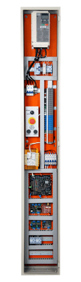 Quadro de comando WT-VVVF SCM frontal